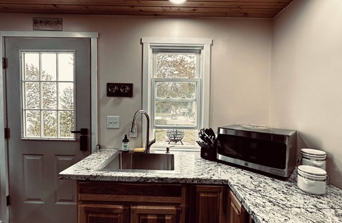Forestville Cottage | Romantic Tiny Guest House, with 200' of private sandy beach on Lake Huron.