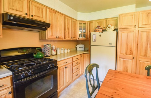 East Leroy House | Rustic Hills Retreat.a scenic home on beautiful lake front property.