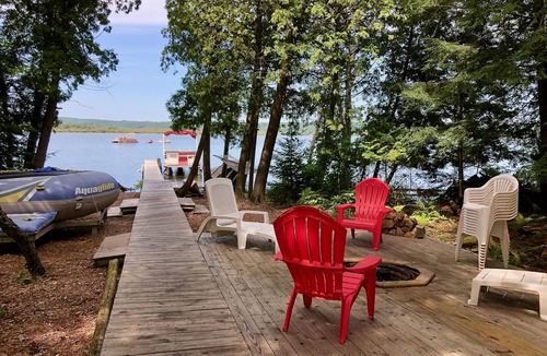 Arcadia House | Schoolhouse-Style Lakefront Near Crystal Mountain with Pontoon and Game Room