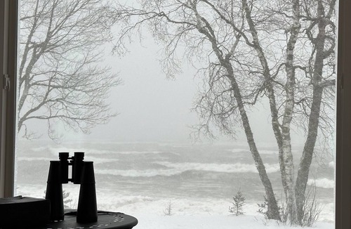 Lake Linden House | Serene Lake Superior Escape Beachfront Getaway or Snowy Ski Retreat