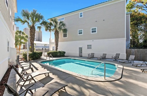 Panama City Beach House | Sleeps 28 ~ 2 units ~ 10 BR ~ Walk to beach ~ Pool