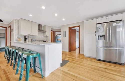 Empire House | Spacious, airy home near Little Glen Lake with gas grill, deck, and new firepit