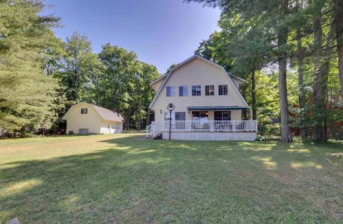 Kalkaska House | Spacious Lakefront Retreat Near Traverse City - Sleeps 18 - Private Launch.