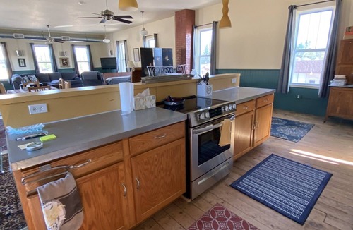 Lewiston Apartment | Spacious Loft in Downtown Lewiston