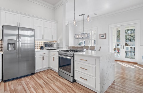 Cottage District House | Spacious WaterColor Escape with Private Pool, Bikes & Golf Cart Near Seaside