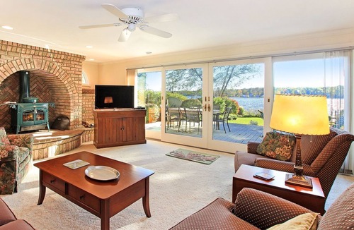 Pentwater House | Spectacular Sunset Lake House w/Dock And Enchanting Views