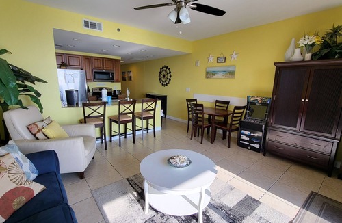 West Panama City Beach Condo | Splash! Gorgeous Beachfront Water Park, Lazy River, Beach Service included