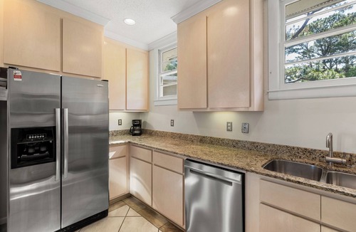 Dauphin Island House | Stair-free home directly on bay with dock, monthly rentals welcome