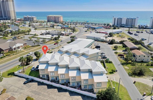 El Centro Beach House | Stunning Three Story PCB House - Pool - Pet Friendly - Gulf Views