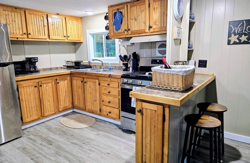 Luther House | The Northwoods Den- A terrific 2-bedroom house on 9 secluded acres in Luther MI