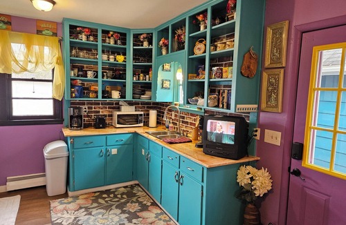 Manistee House | The Retro Retreat! A 90s inspired guest house w something 4 evry1! Pet-Friendly!
