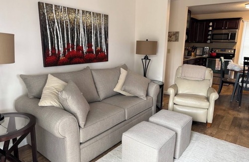 Petoskey Apartment | Water view Getaway, steps to Downtown Petoskey