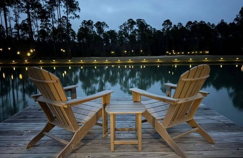 Gulf Shores Cabin | Water + Woods – Unique Treehouse Retreat on 10 Private Acres in Gulf Shores