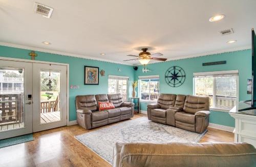 Shoreline Park House | Waterfront Bay St Louis Home w/Private Dock!