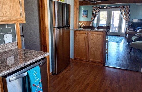 Shoreland House | Waterfront home for 3! 2 decks, 2 kayaks,hottub, dock, grill, firepit, wifi, a/c