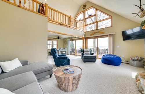 Tawas City House | Waterfront Lake Huron Home - Private Beach!