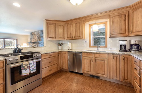 Lake Leelanau House | Waterfront Property on Lake Leelanau! Walk to Wineries & Restaurants incl Dock