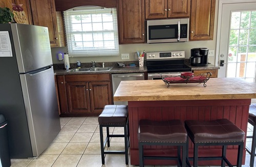 Chickamauga Lake House | Waterfront retreat with dock. Relax, or enjoy fishing or kayaking on the water.