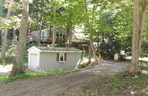Shelby Cottage | Welcome to the Lake - Cozy, Hilltop Wooded Lake Michigan Cottage - Reserve Now!