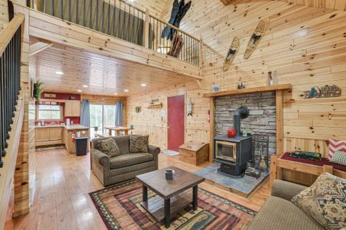 3 Mi to AuSable River! Forest Retreat w/Fire Pit