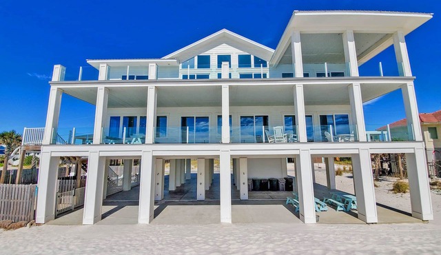 9BR Gulf Front Home | Private Pool | Elevator | Event Friendly | Sleeps 36
