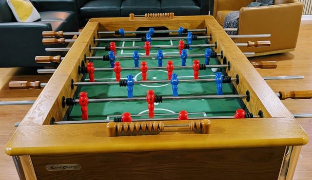 Arcade Shuffleboard Poker Firepit Grill @ Battery
