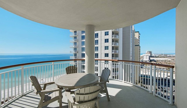 Beach Colony 12D- 3BD/3BA Gulf Front Condo w/Beach Service Sleeps up to 8