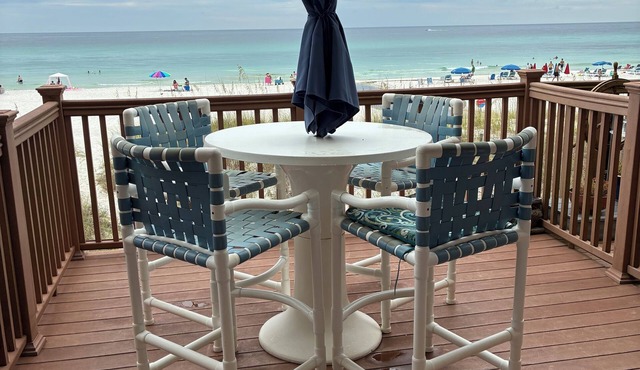 Beach Front Townhome – 2 BR, 3 BA - Deck Overlooking Gulf & Steps to the Beach