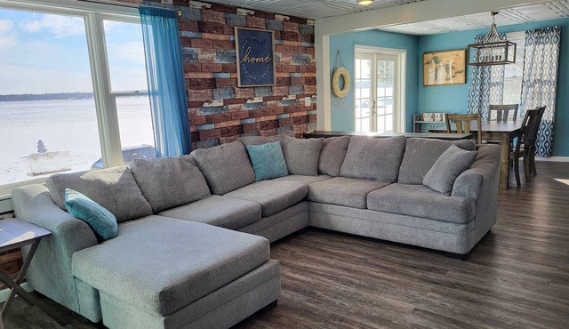 Beautiful home on the Back Bay of Lake Superior near Bay Mills Resort and Casino