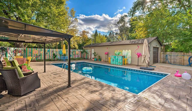 Boat Dock & Backyard: 'Rock River Retreat' in Edgerton