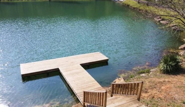 Bobcat Tiny Luxury Cabin on Lake with Inflatables