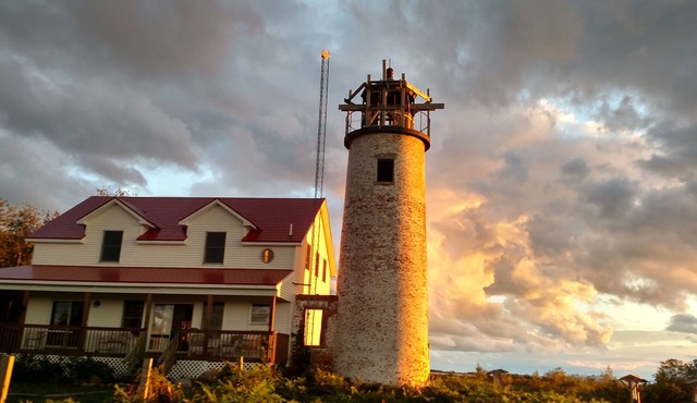 Charity Island Lightkeepers Home Big Charity Island