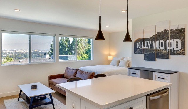 Chic & Modern Studio City Apt w/ Mountain Views in Studio City