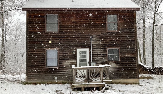 Cozy cabin in the woods