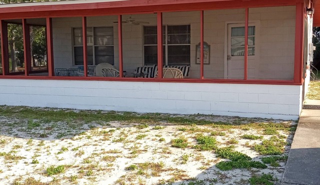 Cozy Cottage on quiet end of Panama City Beach. Just steps from sand and surf!