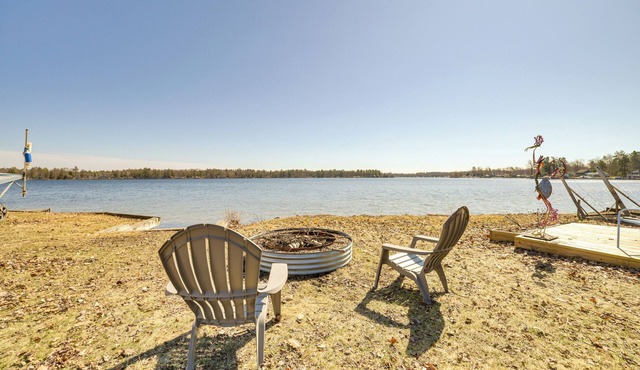 Deck & Scenic Views: Lakefront Cottage in Hale!