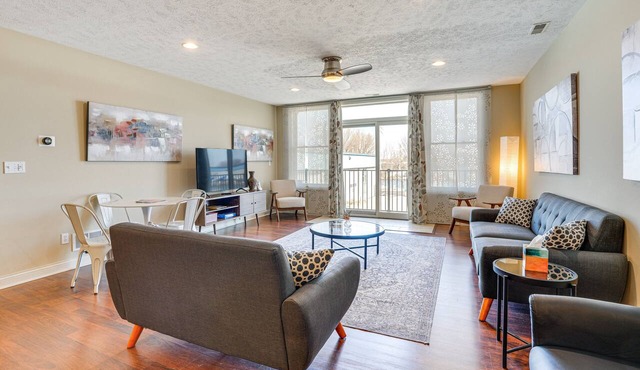 Downtown St Joseph Condo w/Balcony & Harbor View