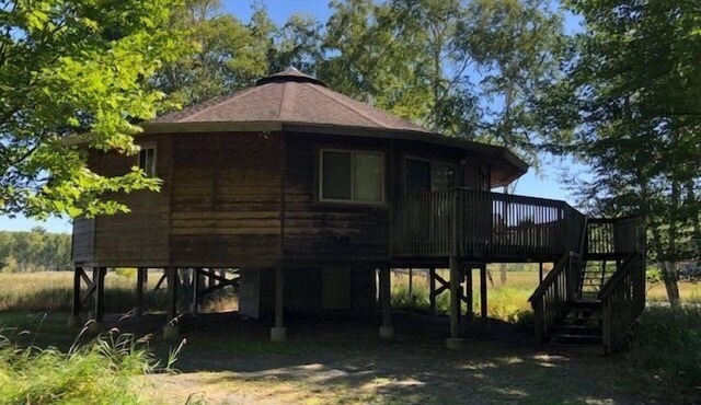 Elevated Round House on Stilts, 2 Bedrooms, 2 Baths, Sleeps 4!