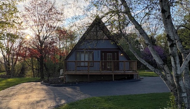 Getaw-A-Frame: A Frame Retreat + Firepit + Lake