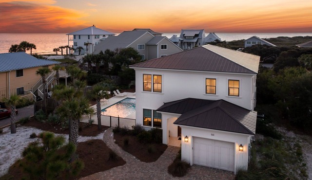 Gulf Breeze - Custom Home, Grayton Beach, 30A, Private Pool, Steps to the Beach!