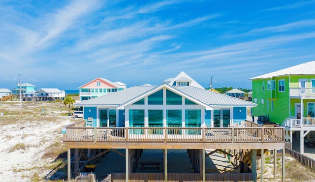 Gulf Front | Pet Friendly | Fort Morgan Retreat