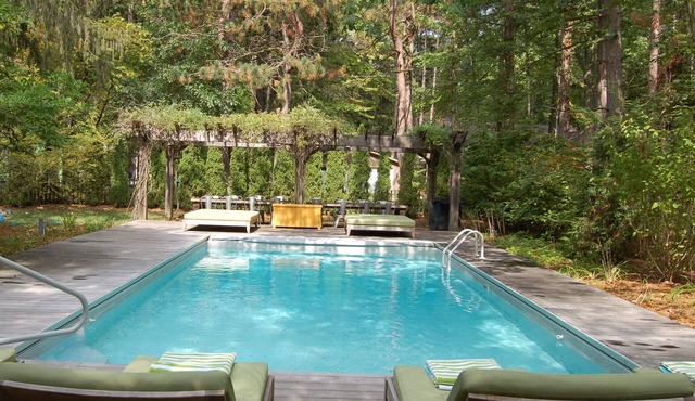 Harbor Country Home with Guest Cottage, Private Pool, Short Walk to Beach!