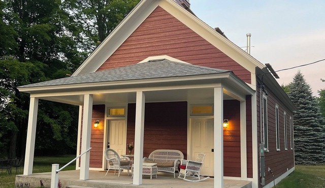 Historic Schoolhouse on M-22. 3 BR, 2 BA. Dog and Kid Friendly!