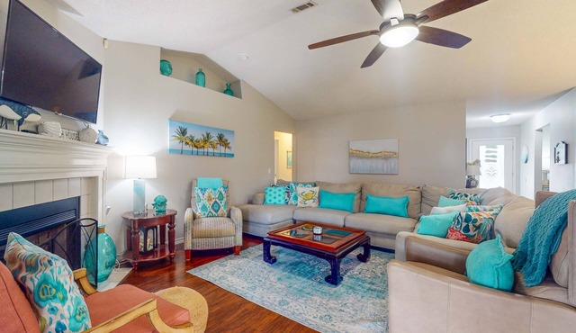 Home with kitchen, patio, playground, central AC, & W/D