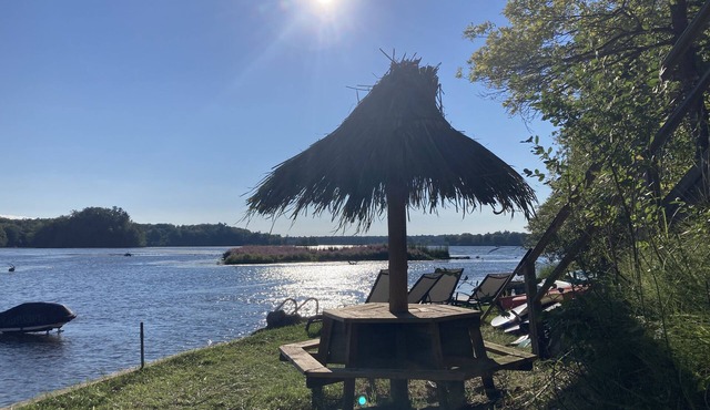 Lakefront Cottage with Private Beach, Sleeps 14