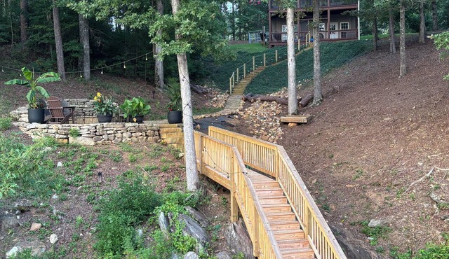 Lakefront Home on Lake Wedowee, Sleeps 10, New Dock, Stone Fire Pit with Chairs!