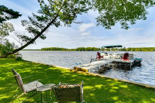 Lakefront Retreat w/Pedal Boat & Dock in Kalkaska