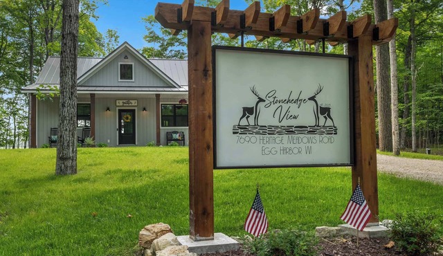 Modern Egg Harbor Home | Dog-Friendly + Fire Pit