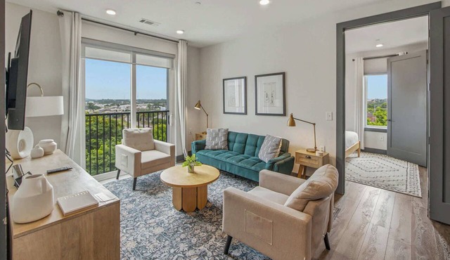 Muse | Contemporary condo in central location with rooftop lounge & central AC