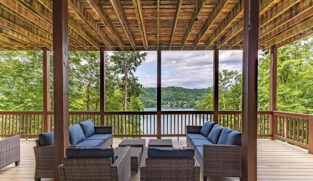 NEW Luxury 6BR Lakefront Home w/Private Dock on Norris Lake - Sleeps 16!